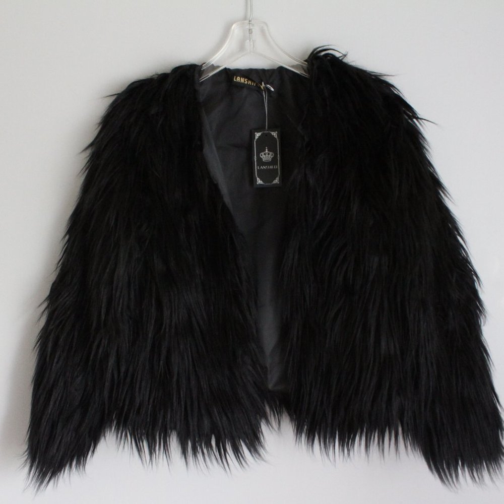 Faux fur coat